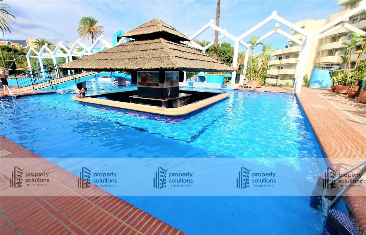 812 Benalbeach. 1ºlinea De Playa. Vistas A La Piscina Y La Montana. ベナルマデナ スペイン