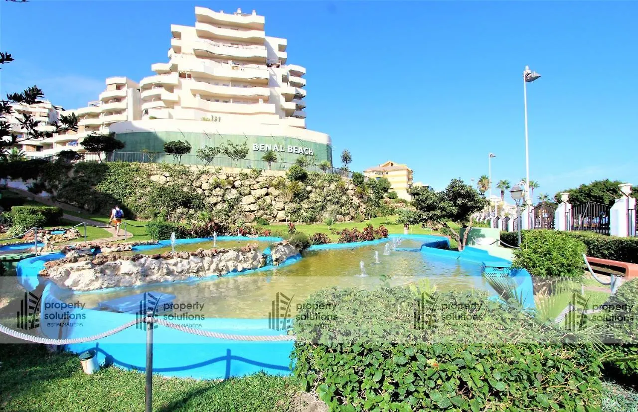 812 Benalbeach. 1ºlinea De Playa. Vistas A La Piscina Y La Montana. ベナルマデナ